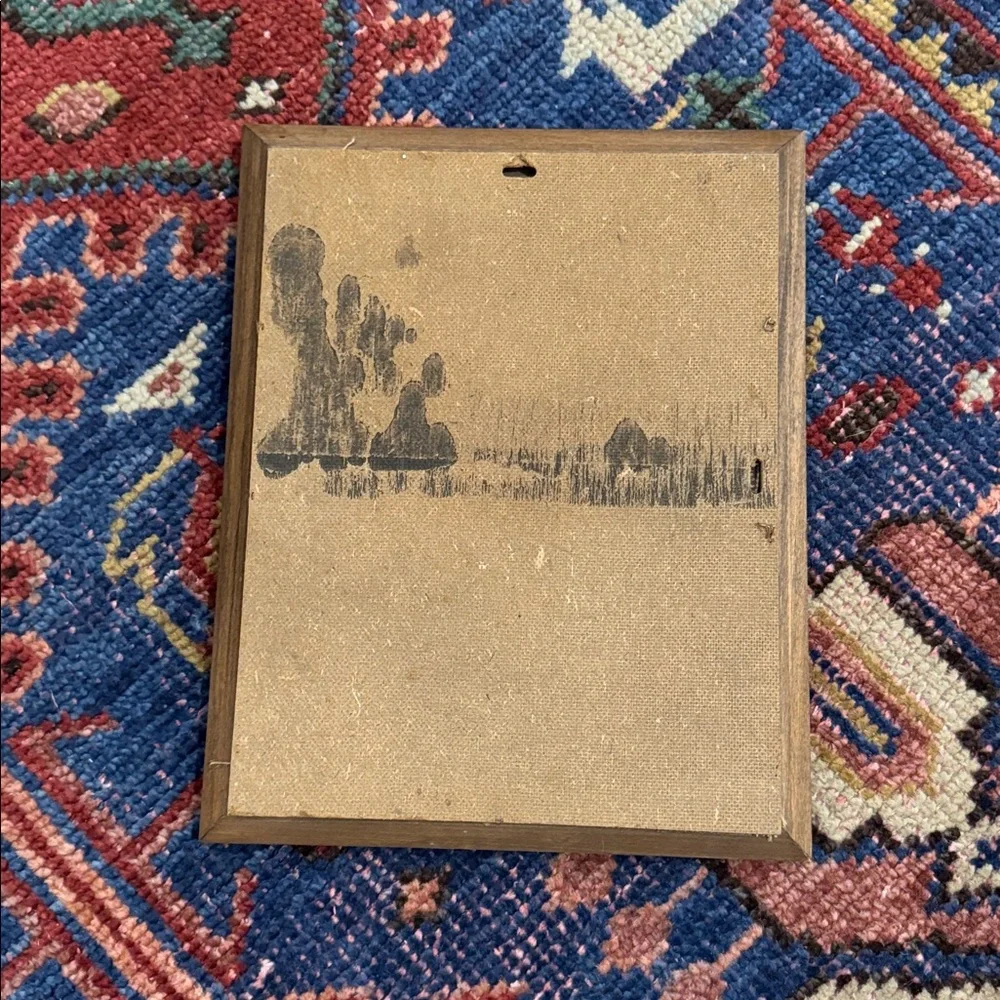 Vintage framed wall